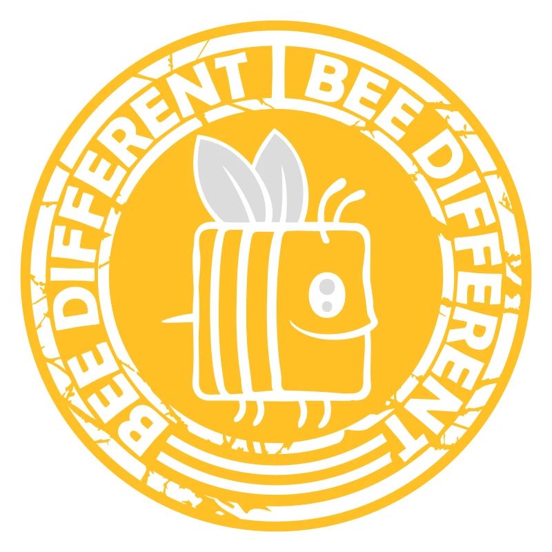 bee different Spruch Zitat