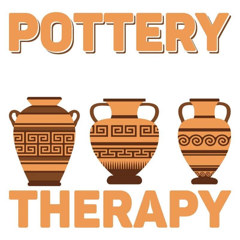 Pottery Is My Therapy Pot Maker Ceramics Artist