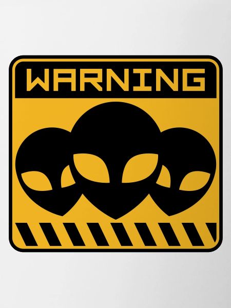 Warning Alien Design Shield