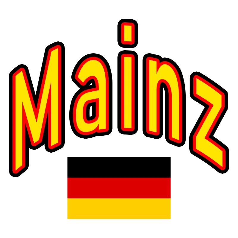 Mayence drapeau de l’Allemagne