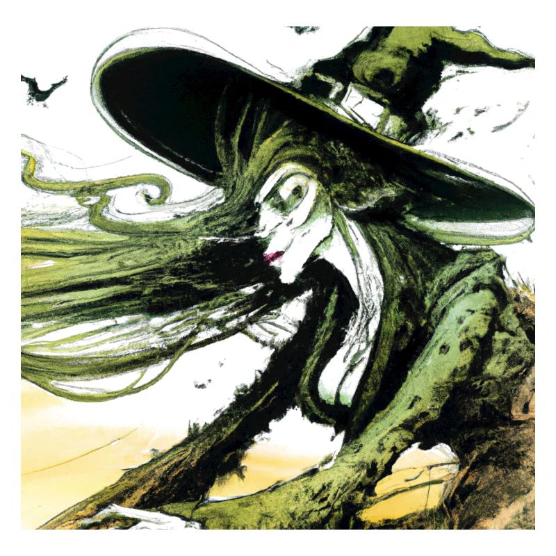 Dessin de sorcière