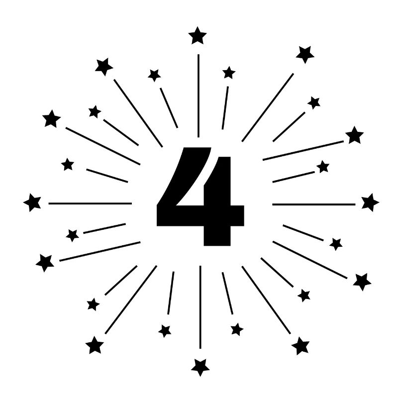 4th Starred Anniversary - 4 Years Gift