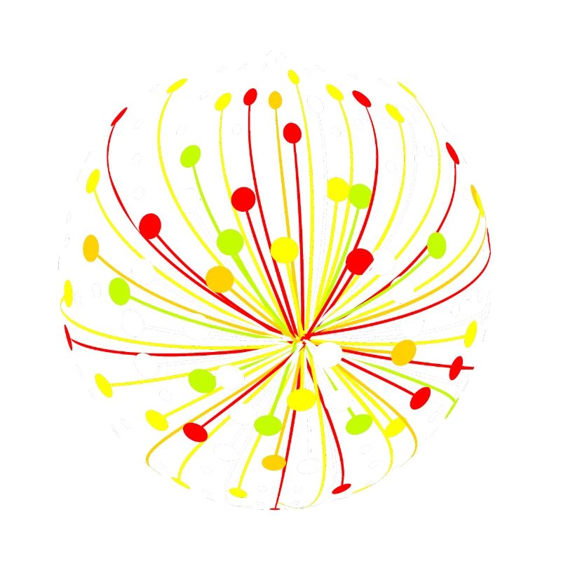 Multi Color Abstract Explosion