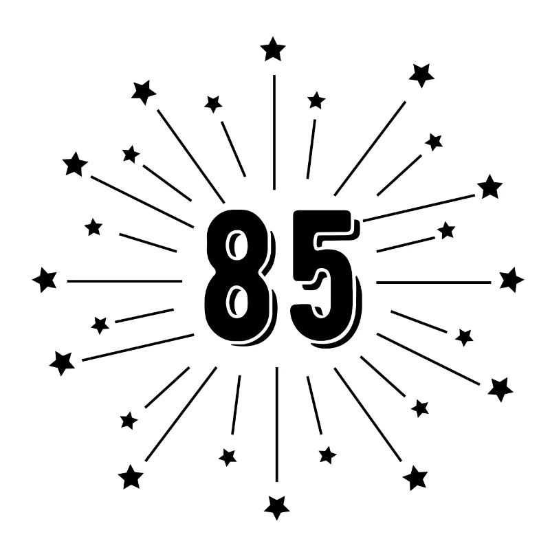 85e anniversaire étoilé - cadeau 85 ans