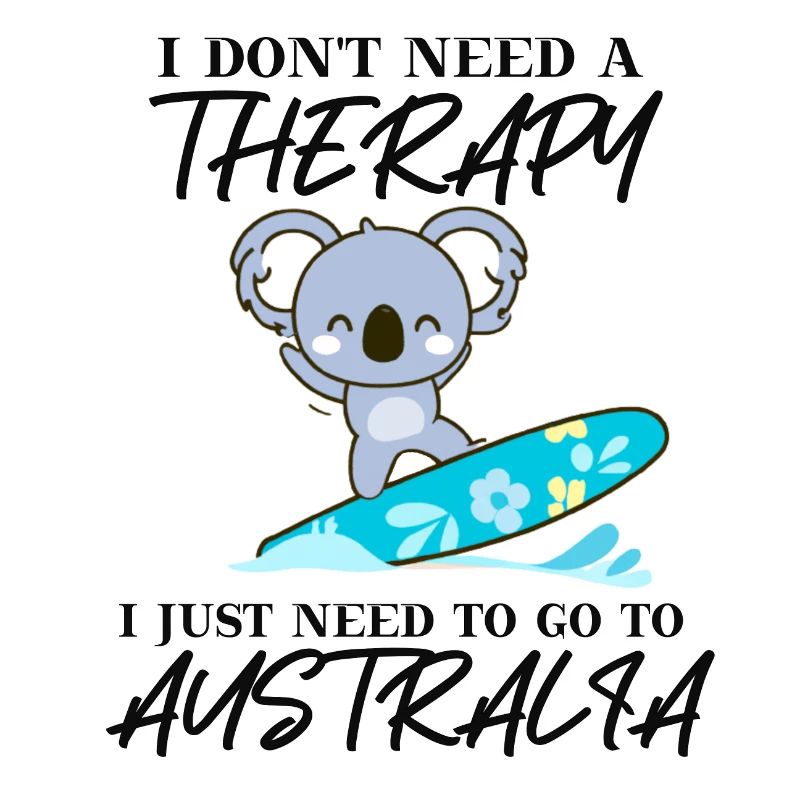 Australie Koala drôle cadeau idée surf doux