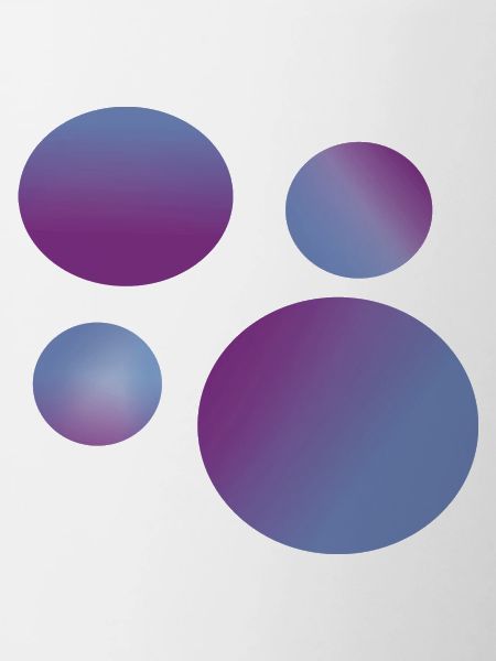 purple blue Planets