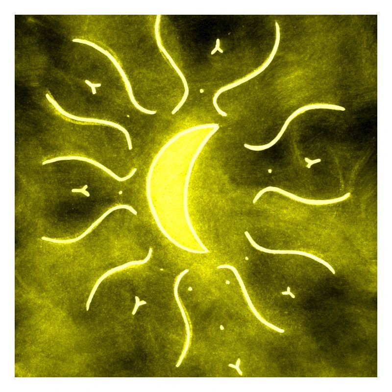 MOON MANDALA YELLOW