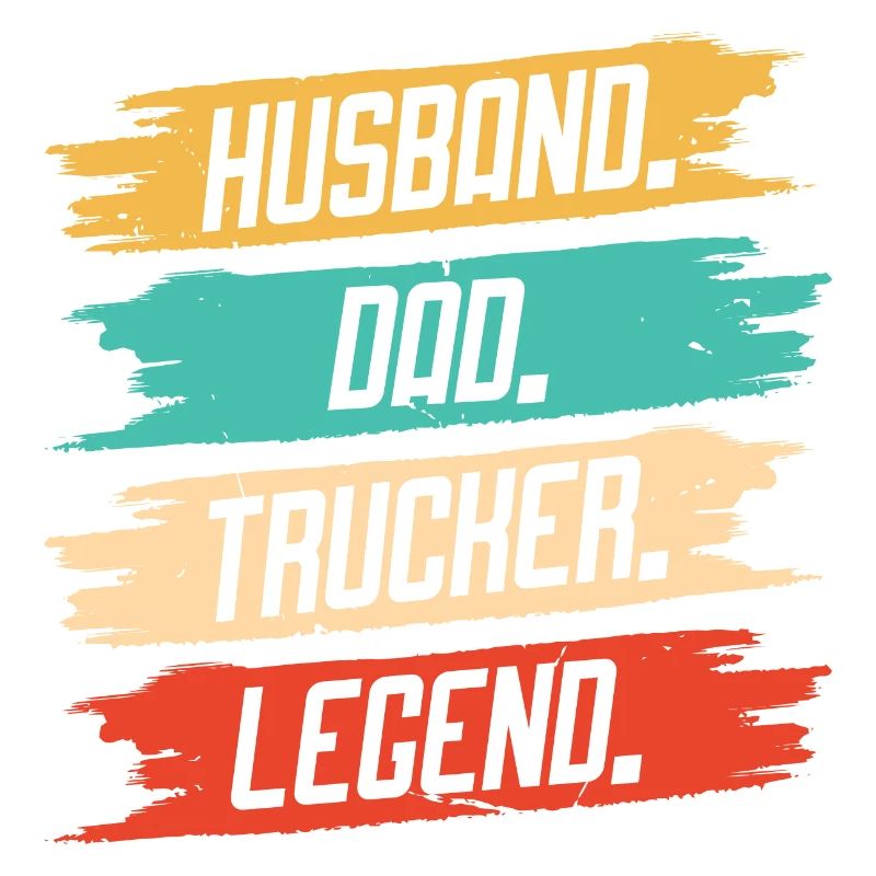 Ehemann Vater Trucker Legende