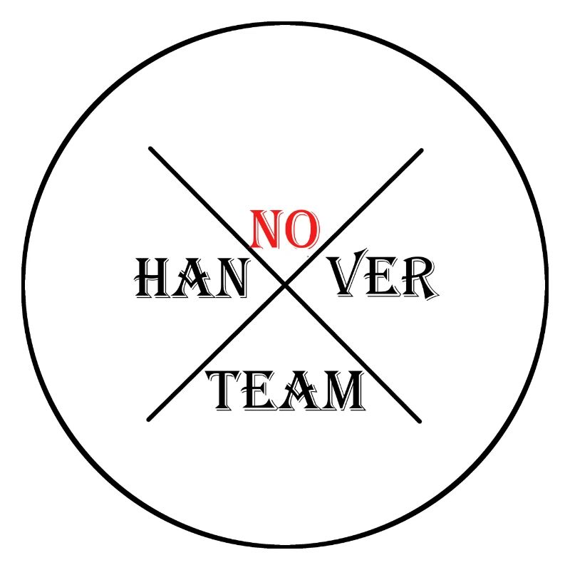 Team Hannover schwarz rot Geschenk Geschenkidee