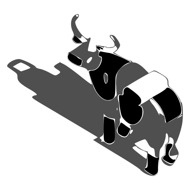 Gadi la vache stylisée