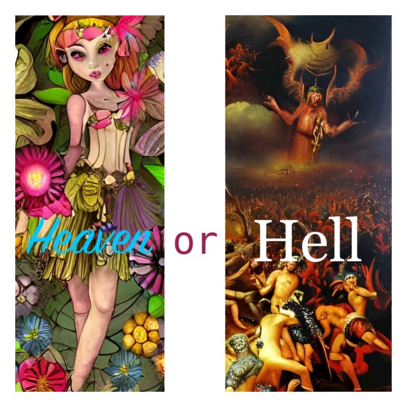 Heaven and Hell Paintings
