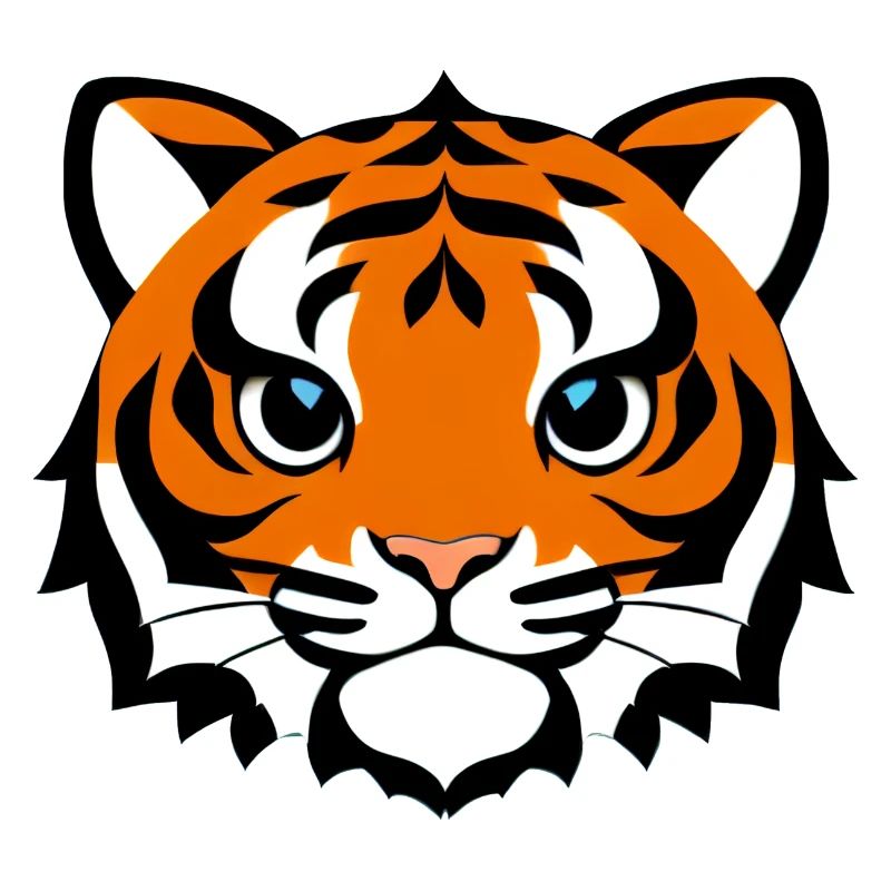 Comic Tiger Mignon Drôle Cool Dessin animé 15