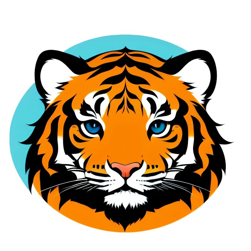 Comic Tiger Mignon Drôle Cool Dessin animé 17