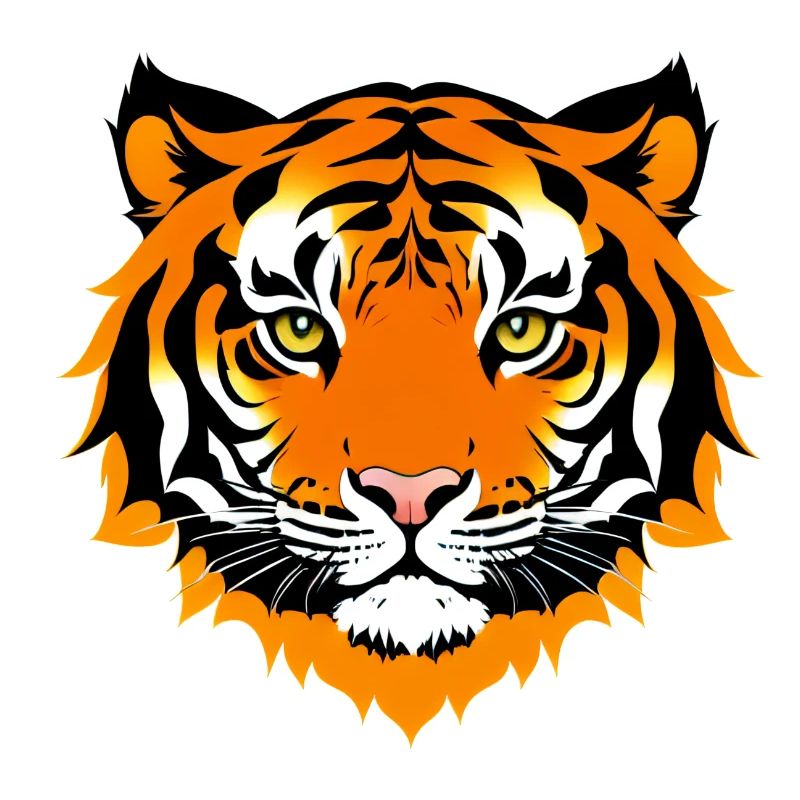 Comic Tiger Mignon Drôle Cool Dessin animé 25