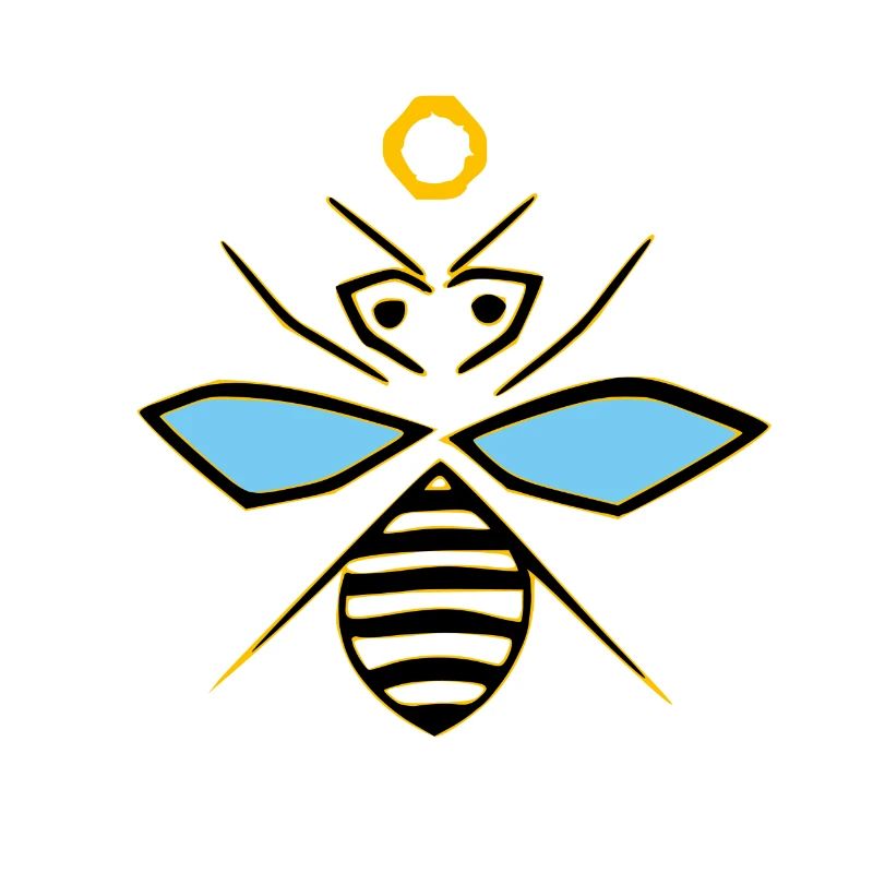 Abeille stylisée