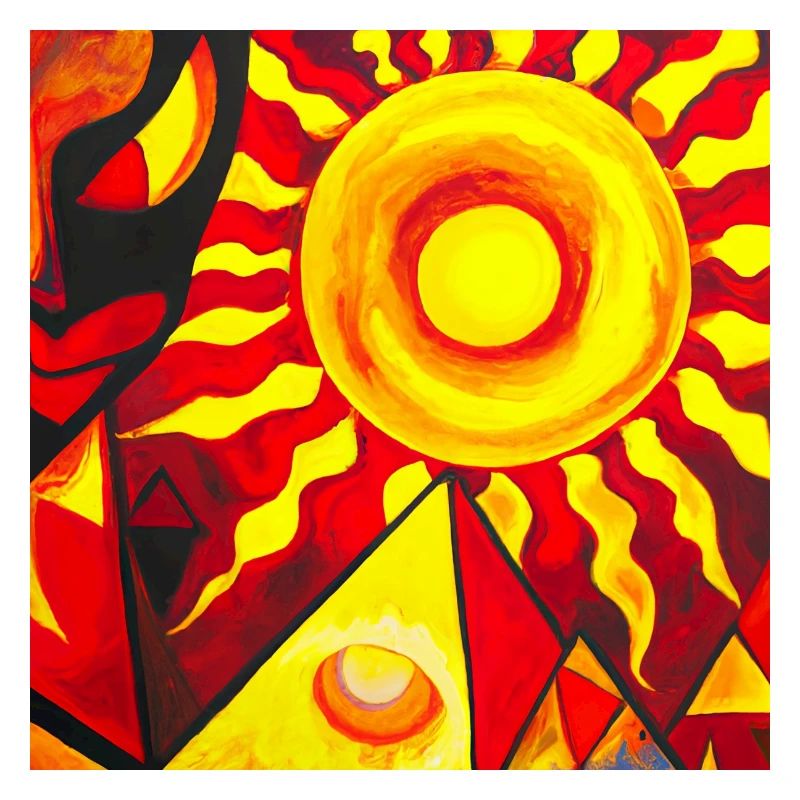 Alien visitant les pyramides