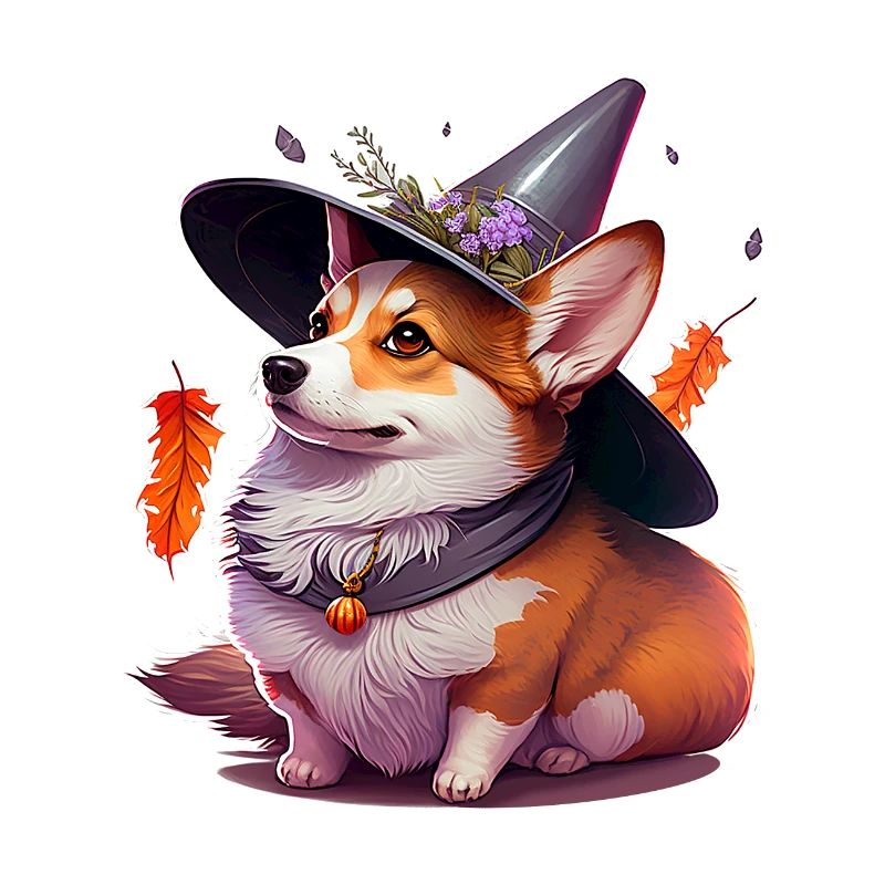 Corgi Sorcière à base de plantes