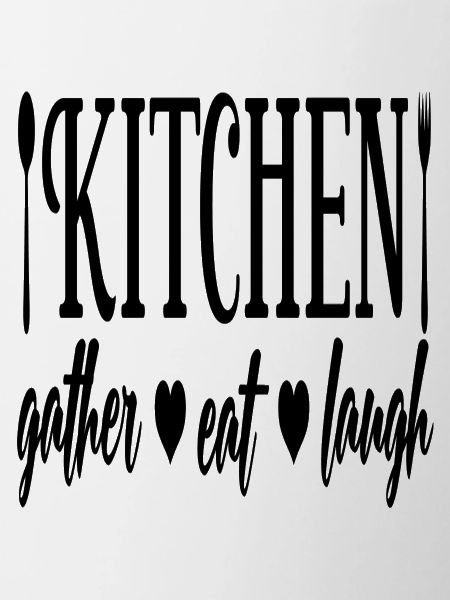 Kitchen gather eat laugh