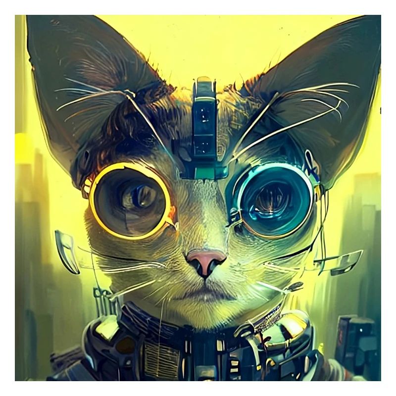 Futuristic cat