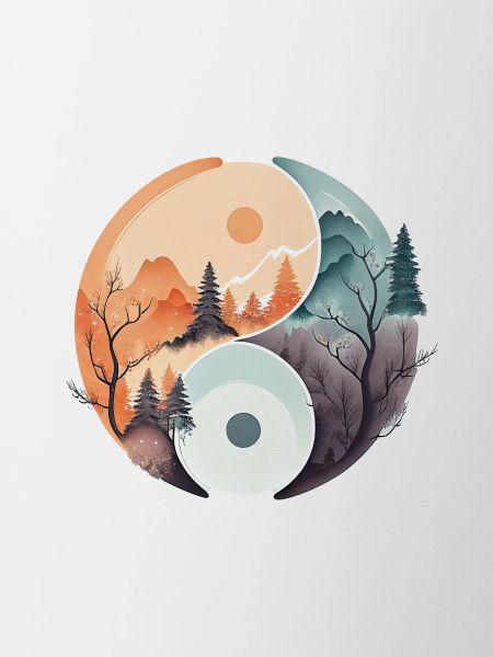 Ying Yang - Mountains / Beach