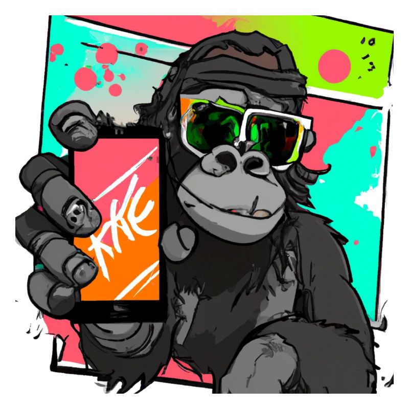Gorilla makes Selfie V2 gift