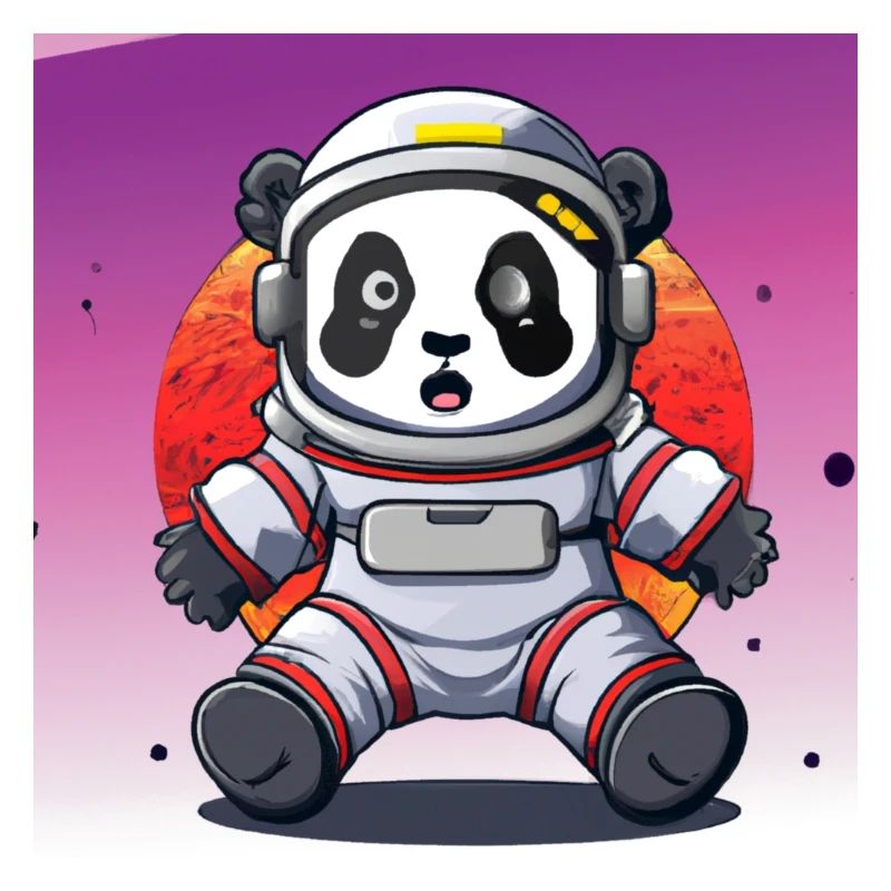 Panda Astronaute