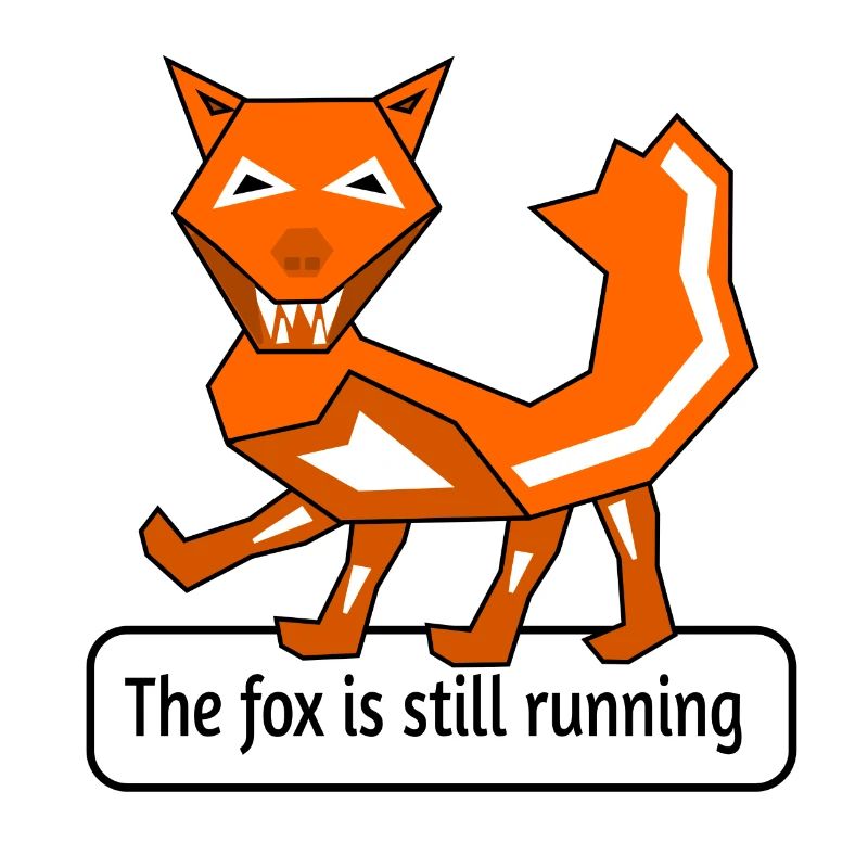 The fox is still running