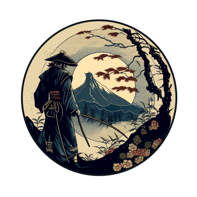 Nr. 2 : Japanese Art Samurai Fighter Ukiyo_e Style