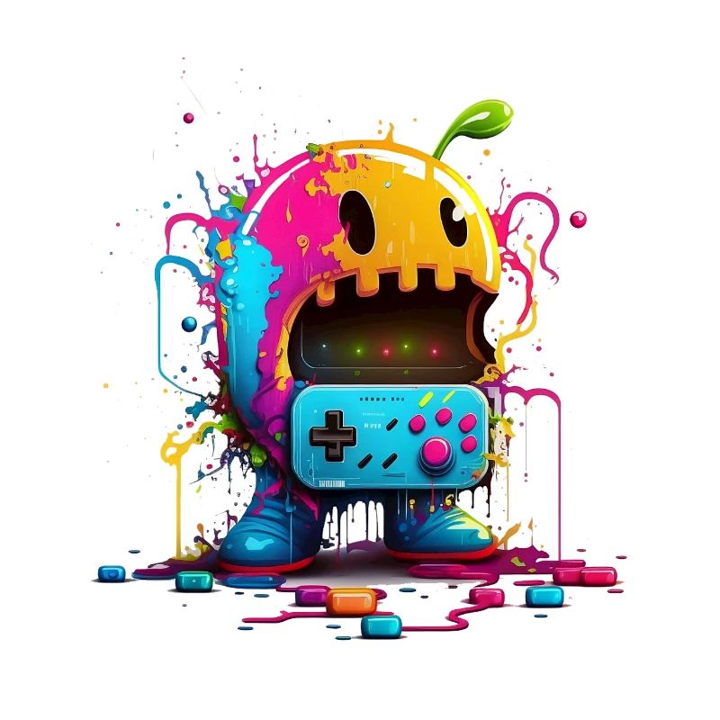 Arcade Neon Gaming Monster