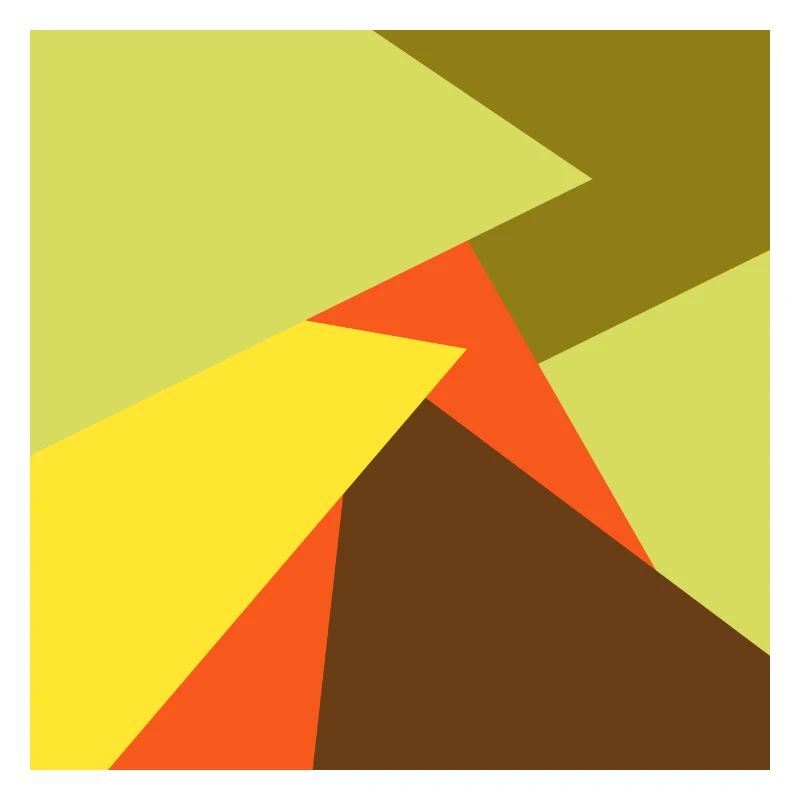 brun vert rouge jaune abstrait