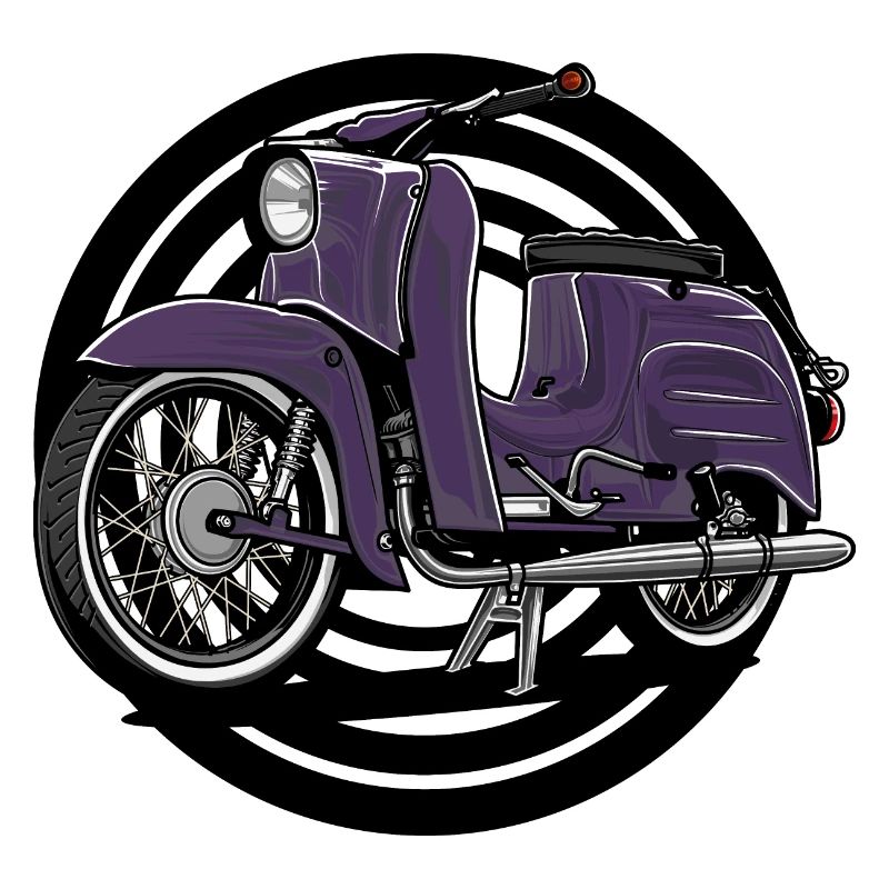 Hirondelle (violet) // Illustration