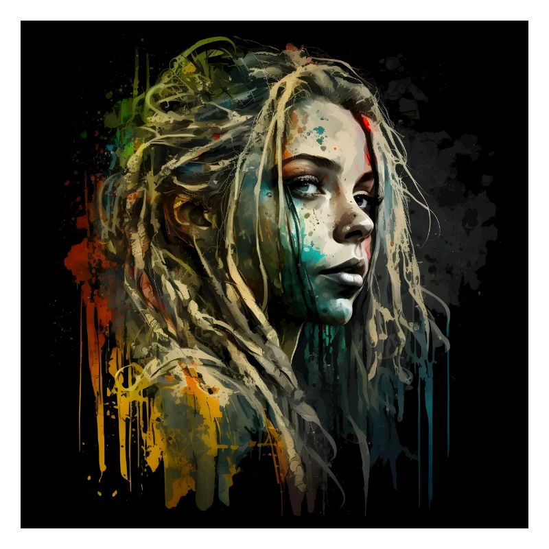 Face Frau Dreadlocks n°4