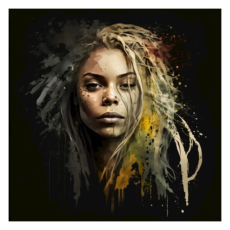 Face Frau Dreadlocks n°14
