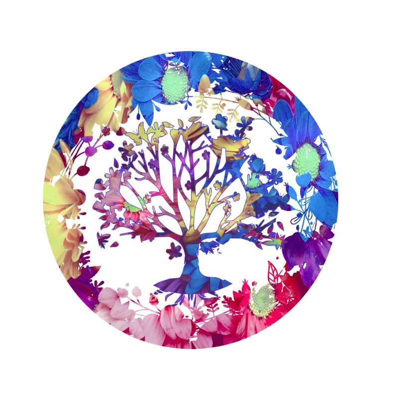 Baum des Lebens ,Lebensbaum,blumen,bunt