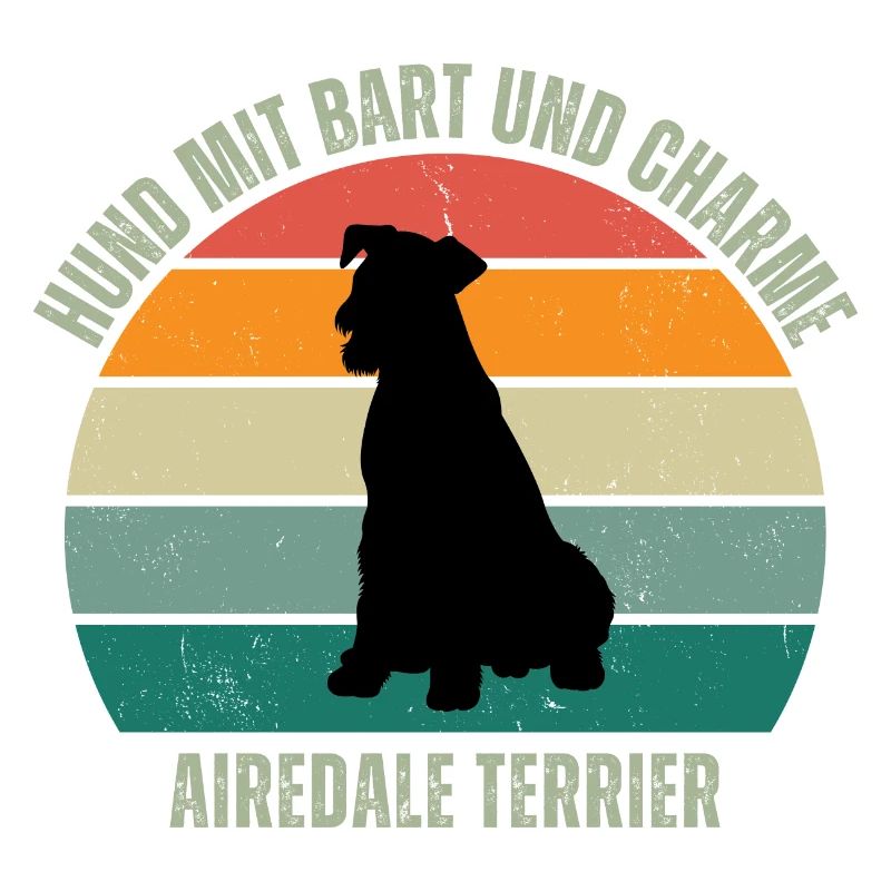 Hund mit Bart und Charme, AiredaleTerrier