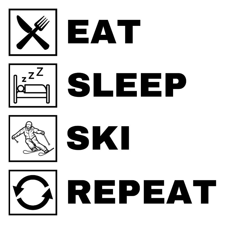 Ear Sleep Ski Repeat