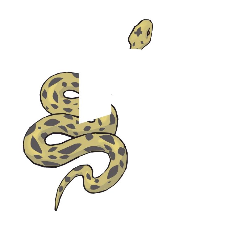 Lettre r serpent