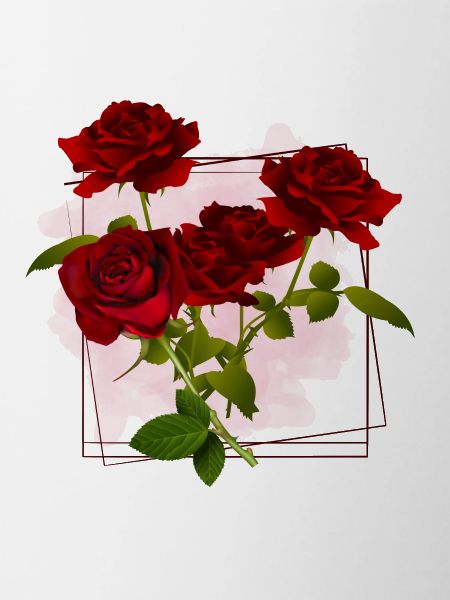 Flowers frame