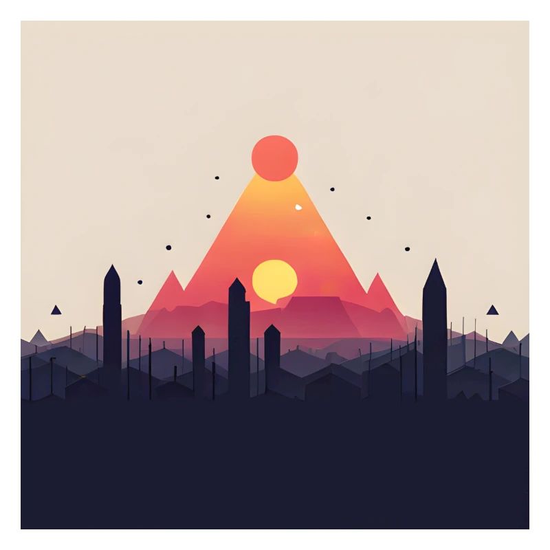 pyramide abstraite