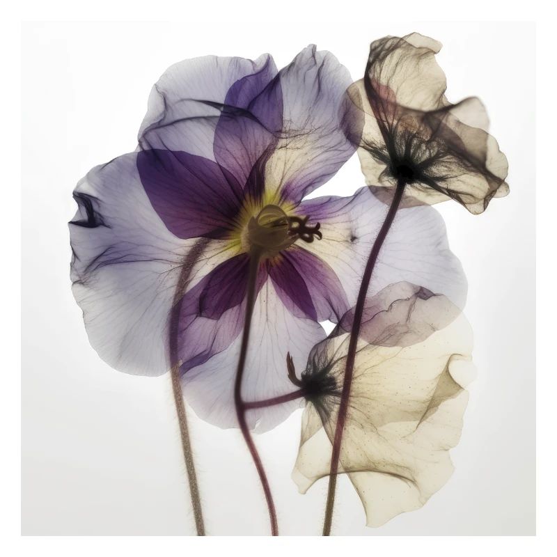 Herbier de belles fleurs photo
