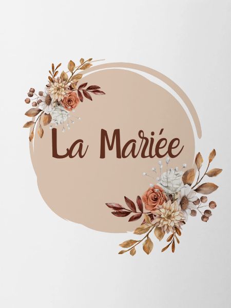 La mariée floral