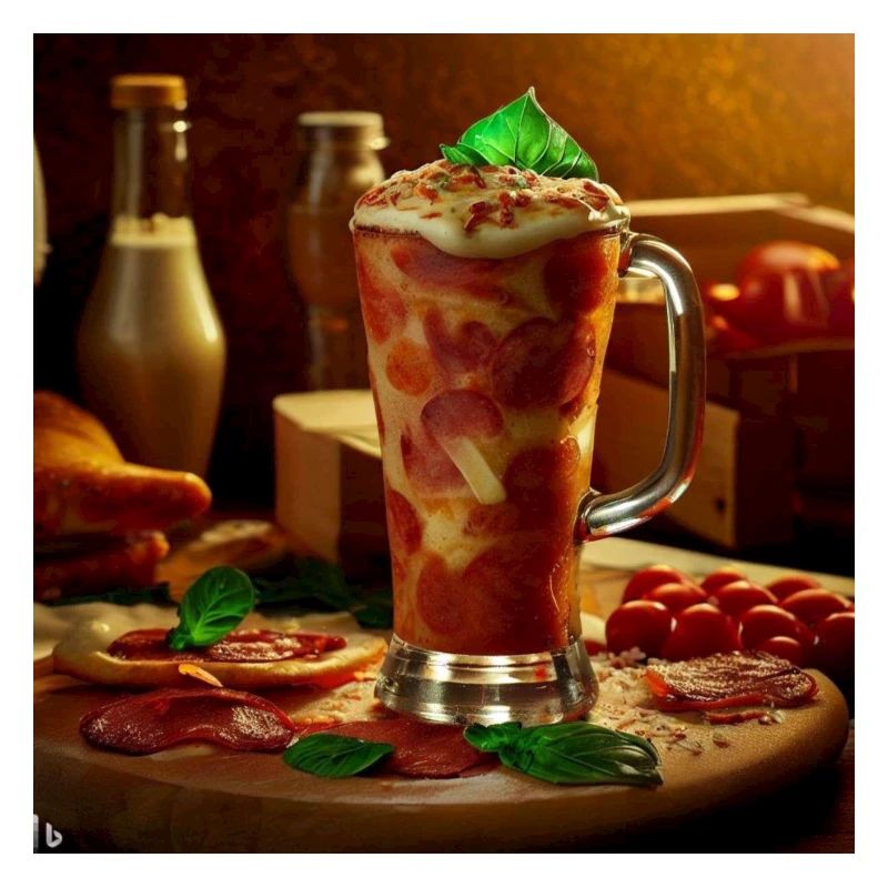 la pizza Saveur boisson