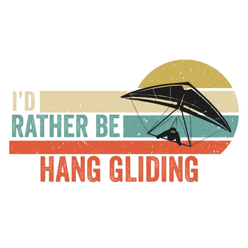Hang Gliding - I'd Rather Be Hang Gliding gift