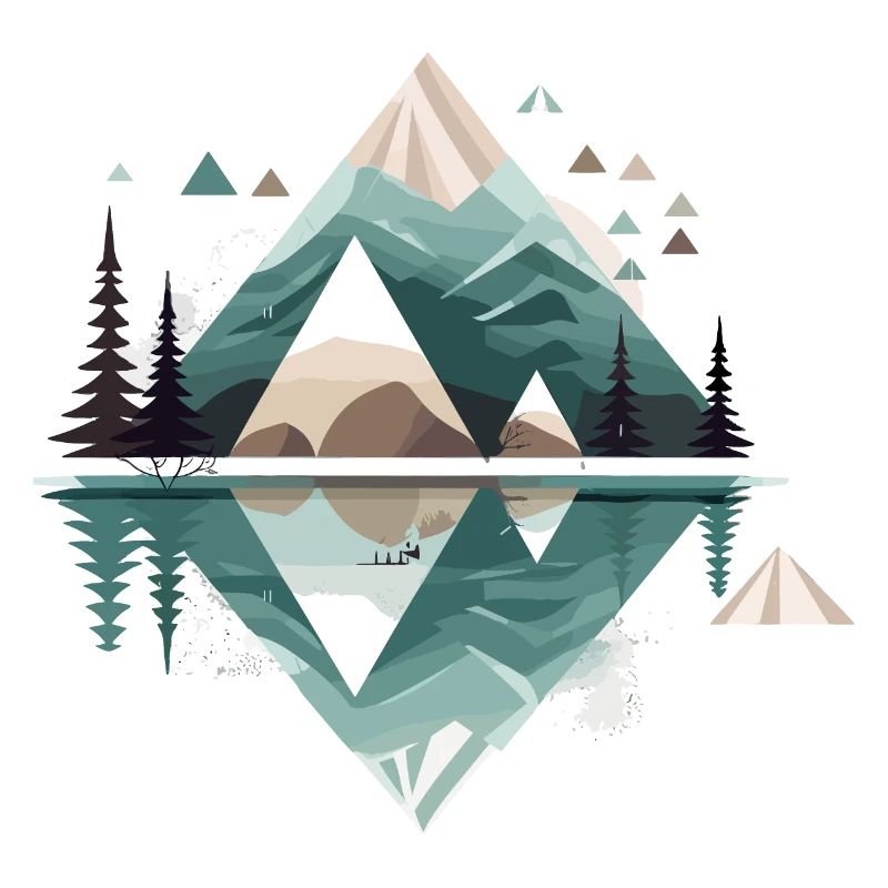 Minimalistic Mountains