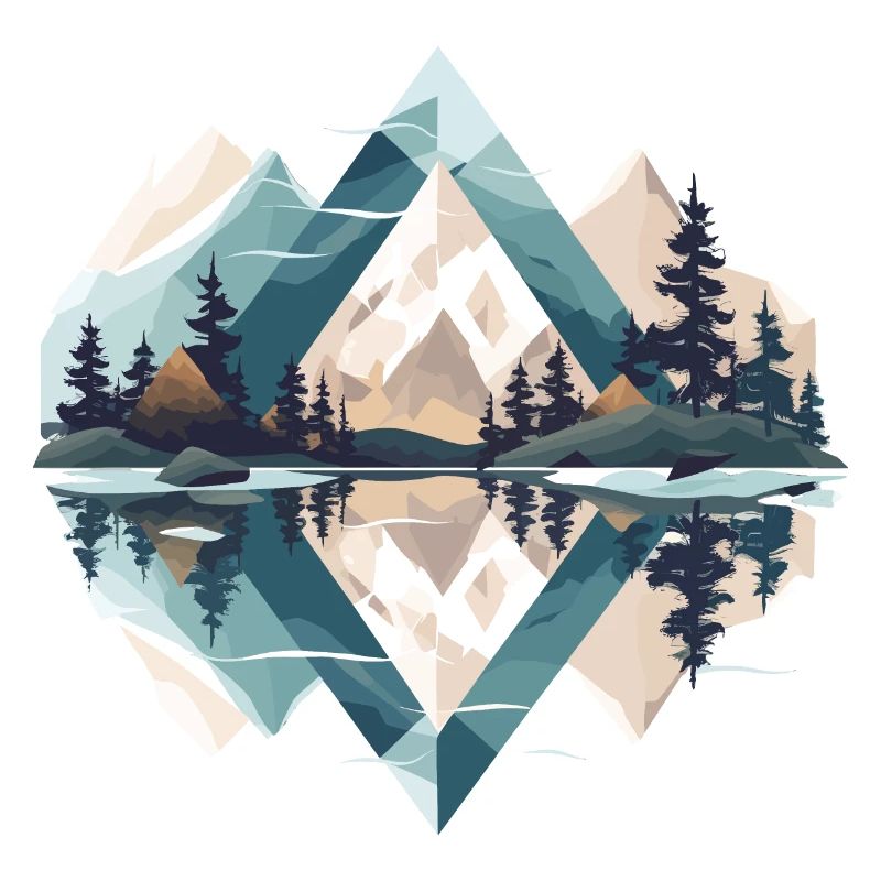 Minimalistic Mountains