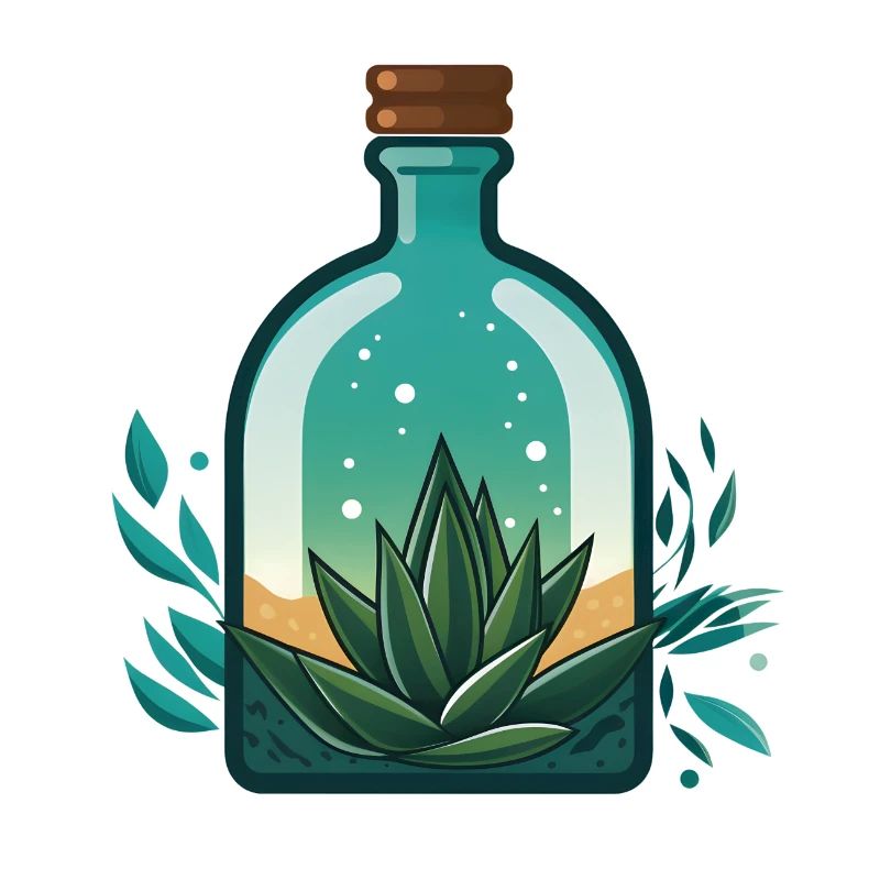 Aloe Vera in Flasche