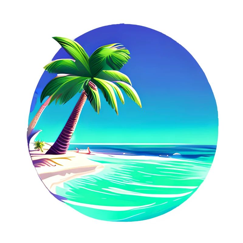 Palmier Soleil Vacances d’été Plage Île Palmier