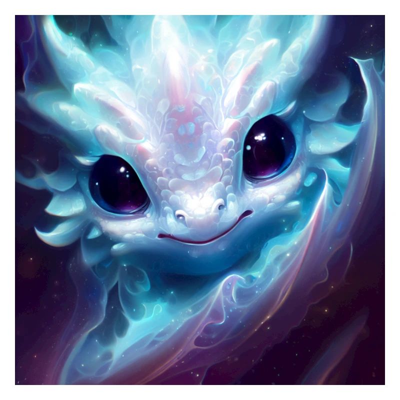 Bébé dragon câlin