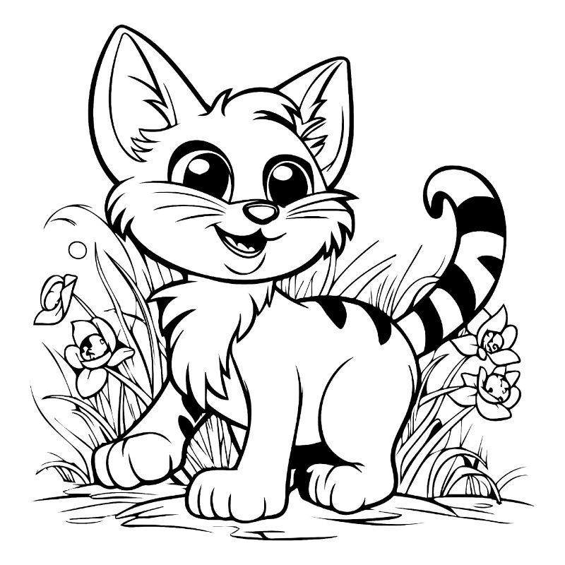 Chat chaton chaton dame