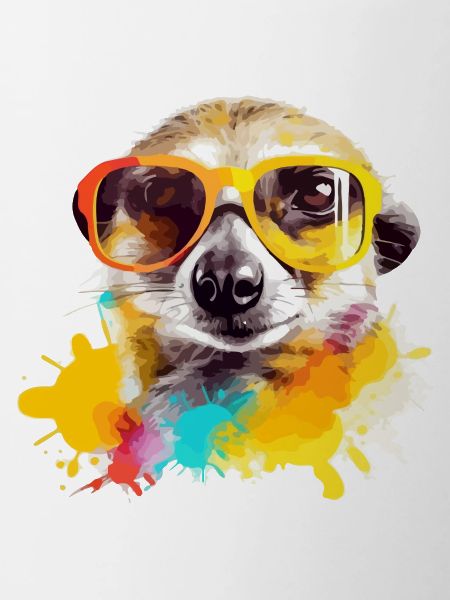 Exou das Erdmännchen mit Brille